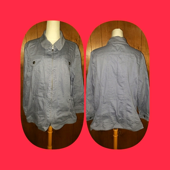 Gray Liz & Me Jacket (16W) - Picture 1 of 2